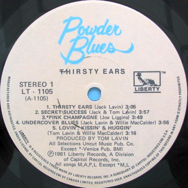 baixar álbum Powder Blues - Thirsty Ears