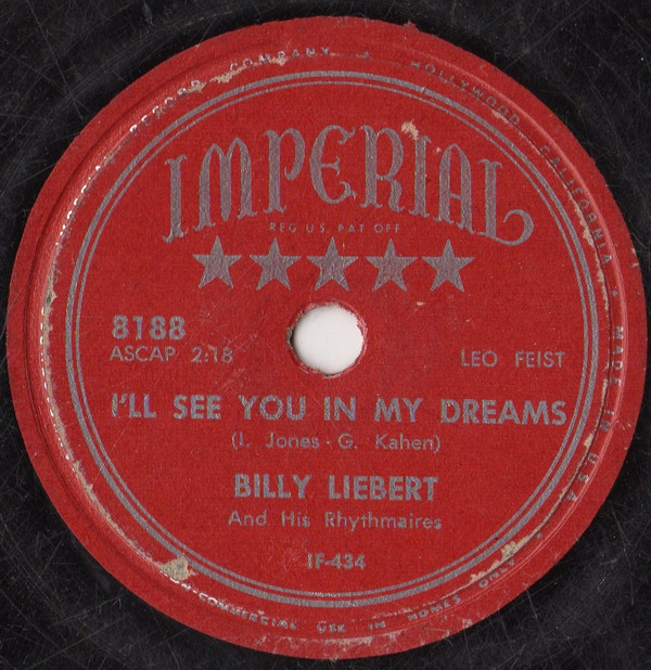 télécharger l'album Billy Liebert - Ill See You In My Dreams Im Forever Blowing Bubbles