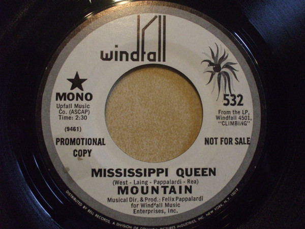 Mountain – Mississippi Queen (1970, Vinyl) - Discogs