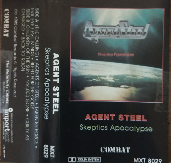 Agent Steel - Skeptics Apocalypse | Releases | Discogs