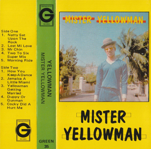 Yellowman – Mister Yellowman (1982, Cassette) - Discogs