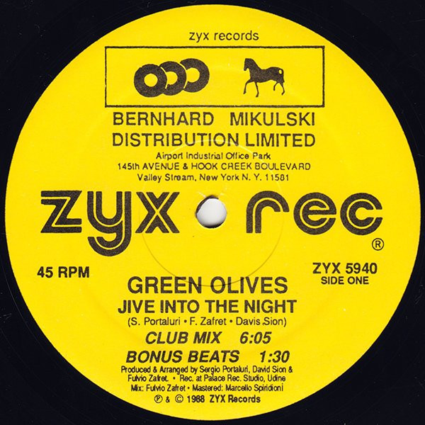 Green Olives – Jive Into The Night (1988, CD) - Discogs