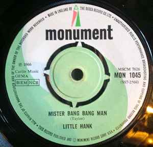 Little Hank - Mister Bang Bang Man album cover