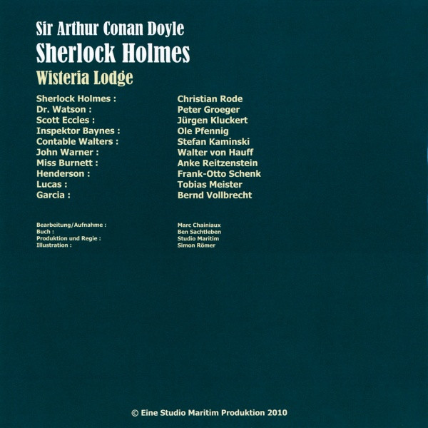 Album herunterladen Download Sir Arthur Conan Doyle - Sherlock Holmes 52 Wisteria Lodge album