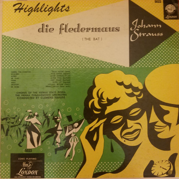 télécharger l'album Johann Strauss, Vienna State Opera Chorus, Vienna Philharmonic Orchestra, Clemens Krauss - Die Fledermaus Highlights