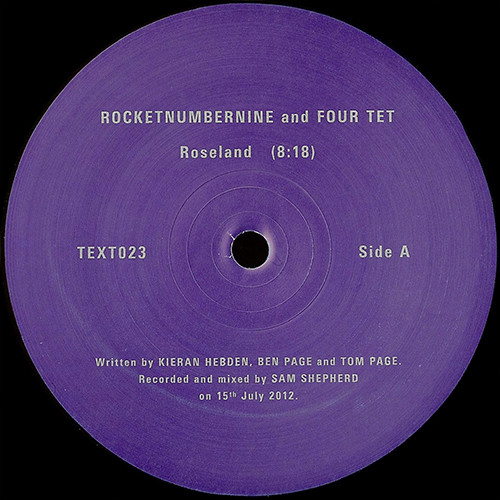 Four Tet and Rocketnumbernine –Roseland