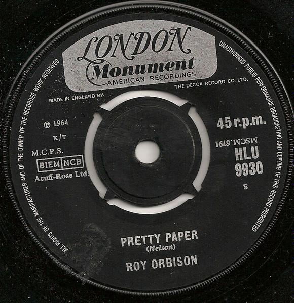 Behind The Song: Roy Orbison, Pretty Paper - American Songwriter