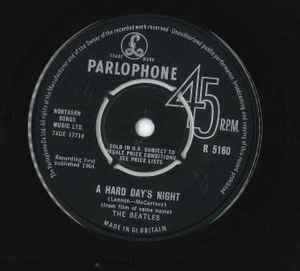 Pochette de l'album The Beatles - A Hard Day's Night
