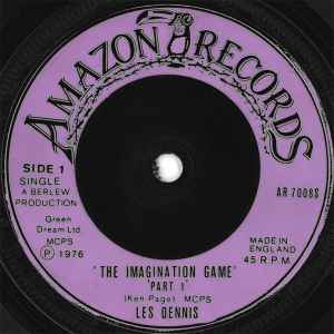 Les Dennis - The Imagination Game album cover
