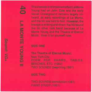 La Monte Young - II album cover