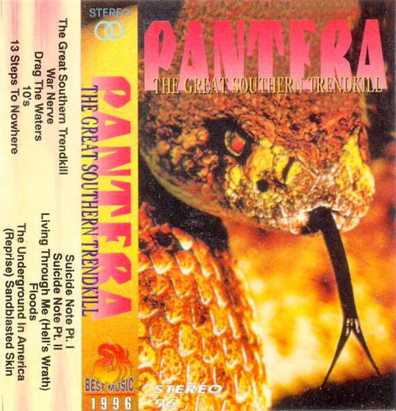 Pantera – The Great Southern Trendkill (1996, Vinyl) - Discogs