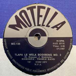 Makgona Tsohle Band – Matamato Jive Matamato No. 2 / Tlapa Le Wela Bodibeng No.  2 (1967, Shellac) - Discogs