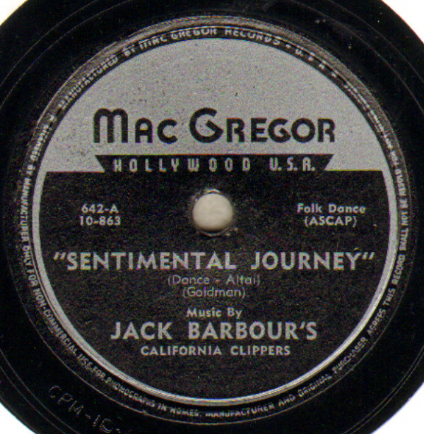 baixar álbum Jack Barbour's California Clippers - Sentimental Journey