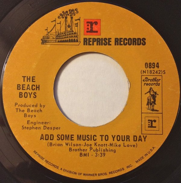The Beach Boys – Add Some Music To Your Day (1970, Vinyl) - Discogs
