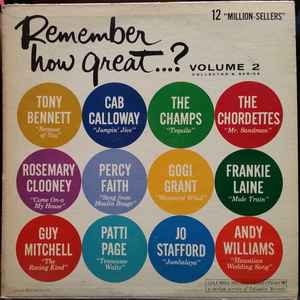 Various - Remember How Great...? Volume 2 album cover