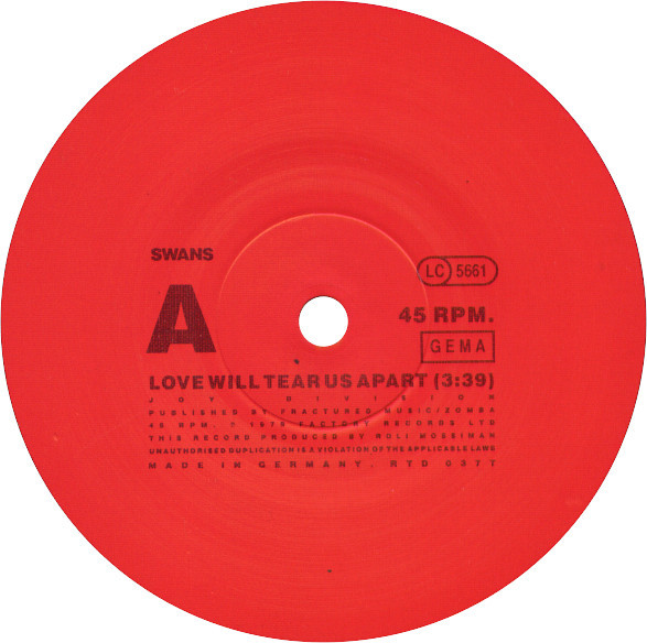 Swans - Love Will Tear Us Apart | Releases | Discogs