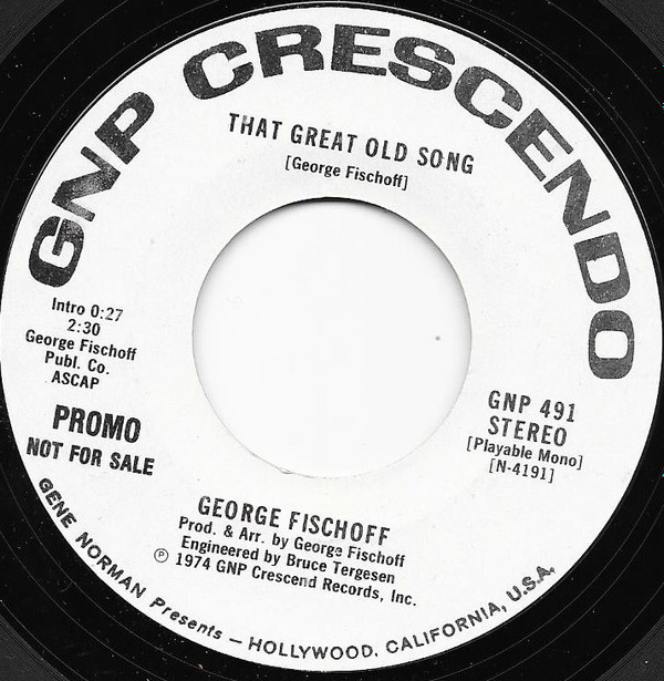 lataa albumi George Fischoff - That Great Old Song