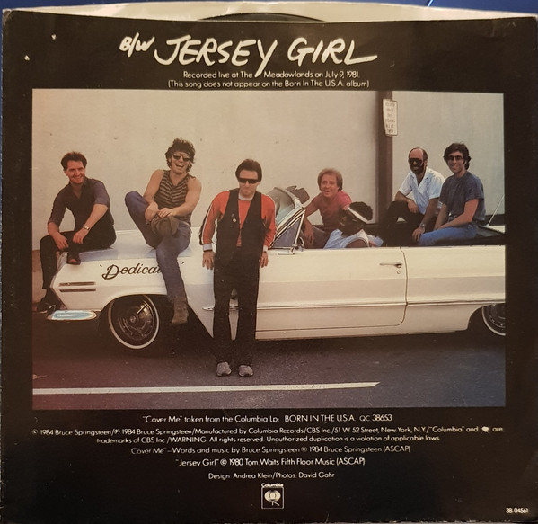 lataa albumi Bruce Springsteen - Cover Me Jersey Girl