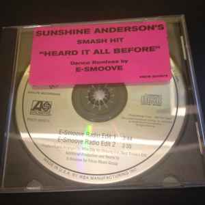 Sunshine Anderson – Heard It All Before (Dance Remixes) (2001, CD