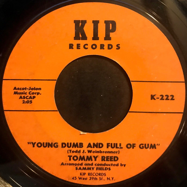 descargar álbum Tommy Reed - Young Dumb And Full Of Gum