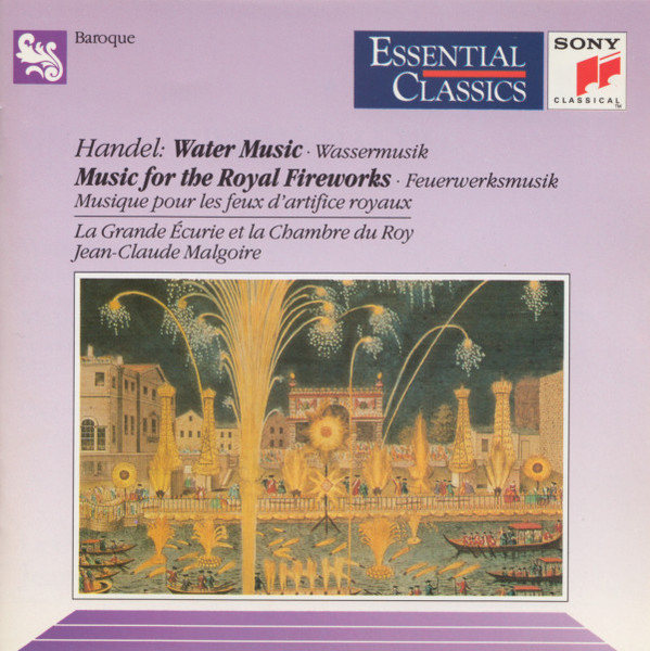 Handel - Jean-Claude Malgoire – Water Music (Wassermusik) - Music