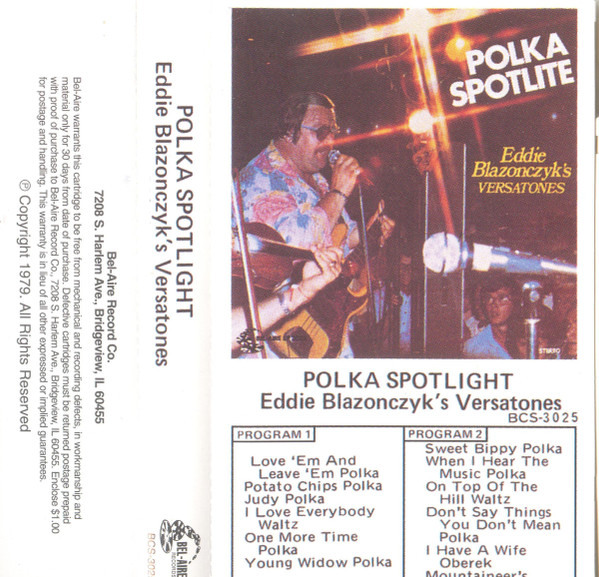 last ned album Eddie Blazonczyk's Versatones - Polka Spotlite