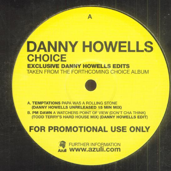 The Temptations / P.M. Dawn – Choice - A Collection Of Classics - Exclusive Danny  Howells Edits (2005