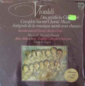 Antonio Vivaldi - Das Geistliche Chorwerk = Complete Sacred Choral Music = Intégrale De La Musique Sacrée Avec Chœurs (Folge / Volume 3) album cover