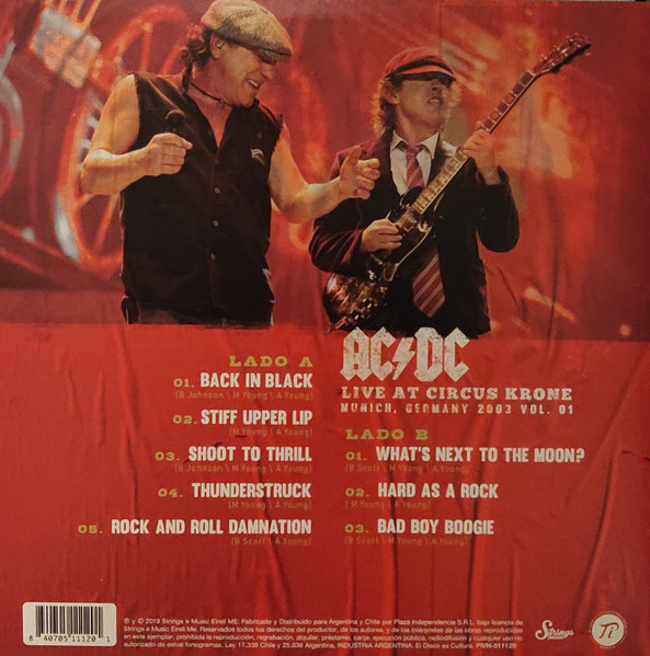 Brig spise shilling AC/DC – Live At Circus Krone 2003 Vol. 1 (2019, Vinyl) - Discogs