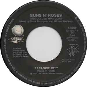 Guns N' Roses – Paradise City (1989, CD) - Discogs