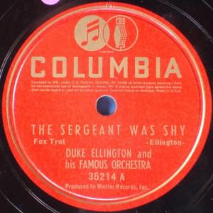 Duke Ellington And His Famous Orchestra – The Sergeant Was Shy / Serenade  To Sweden (1939