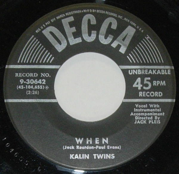 descargar álbum Kalin Twins - Three OClock Thrill