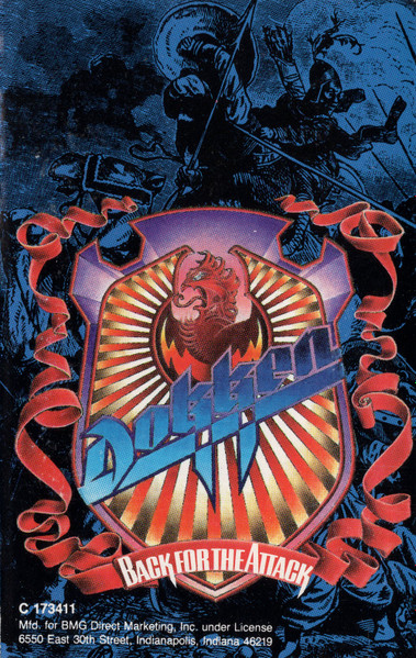Dokken – Back For The Attack (1987, RCA Club, Cassette) - Discogs