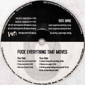 Fanny - Fuck Everything That Moves album cover