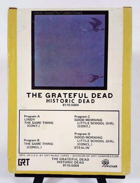 The Grateful Dead – Historic Dead (8-Track Cartridge) - Discogs