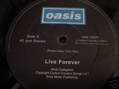 Oasis – Live Forever (1994, Vinyl) - Discogs