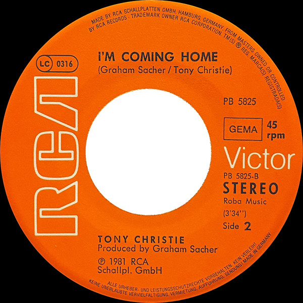 ladda ner album Tony Christie - Summer Wine Im Coming Home