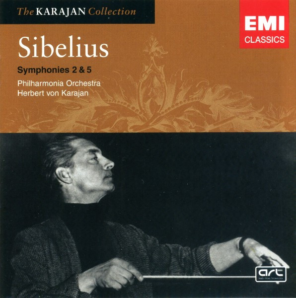télécharger l'album Sibelius Philharmonia Orchestra, Herbert Von Karajan - Symphonies 2 5