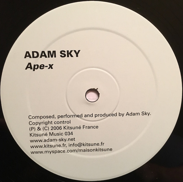 descargar álbum Adam Sky - Ape X