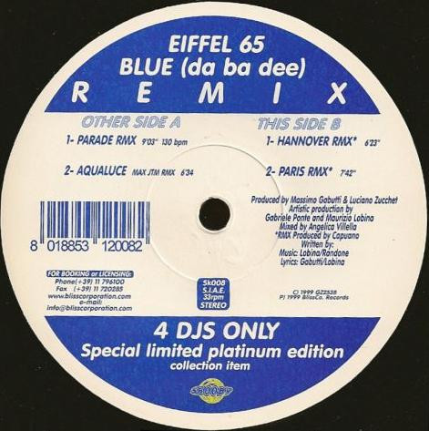 Eiffel 65 - Blue (Flume Remix) - Official Visualiser 