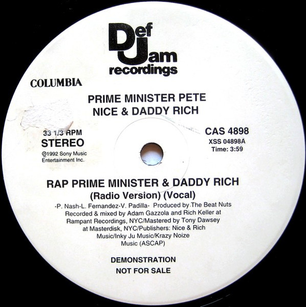 Prime Minister Pete Nice & Daddy Rich – Rap Prime Minister & Daddy