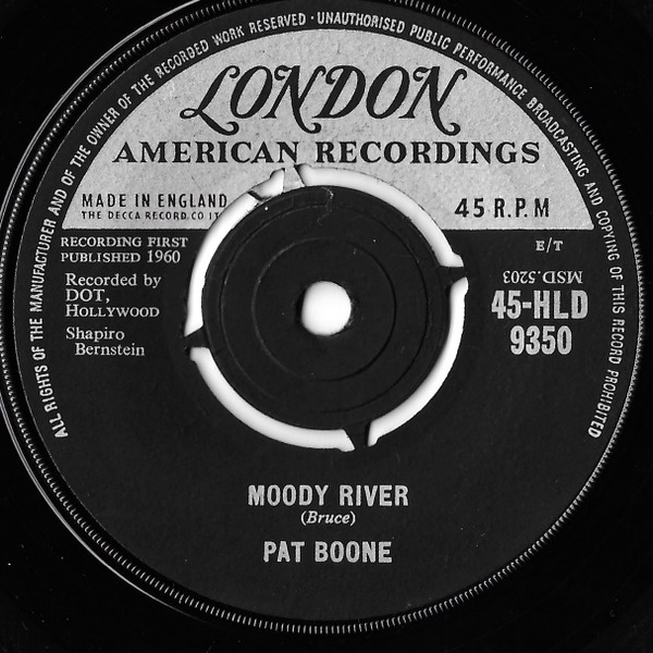 Pat Boone – Moody River (1961, Indianapolis Pressing, Vinyl