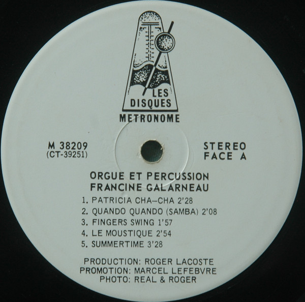 baixar álbum Francyn Galarneau - Orgue Et Percussion