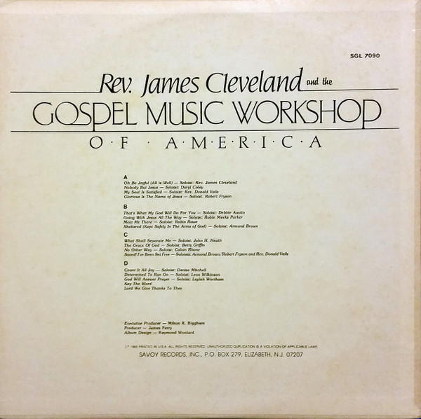 baixar álbum Rev James Cleveland And The Gospel Music Workshop Of America - Recorded Live In Atlanta Ga