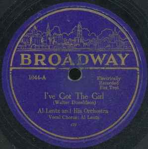 Al Lentz And His Orchestra - I've Got The Girl / Thinking Of You album cover