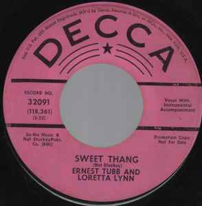 Ernest Tubb - Sweet Thang album cover