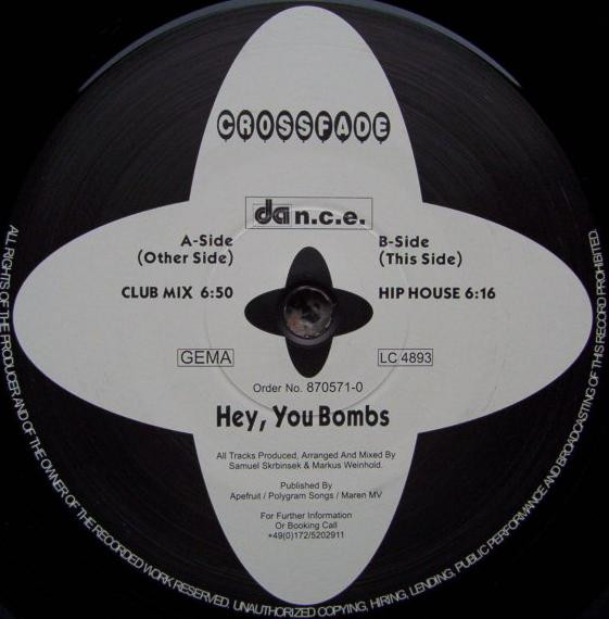 télécharger l'album Crossfade - Hey You Bombs