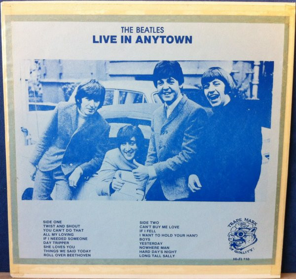 The Beatles – Live In Anytown (Vinyl) - Discogs