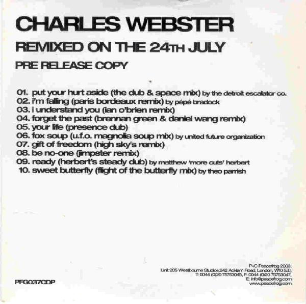 Charles Webster – Remixed On The 24th Of July (2003, Vinyl) - Discogs