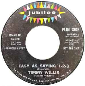 Timmy Willis – Easy As Saying 1-2-3 / I'm A Man (1970, Vinyl